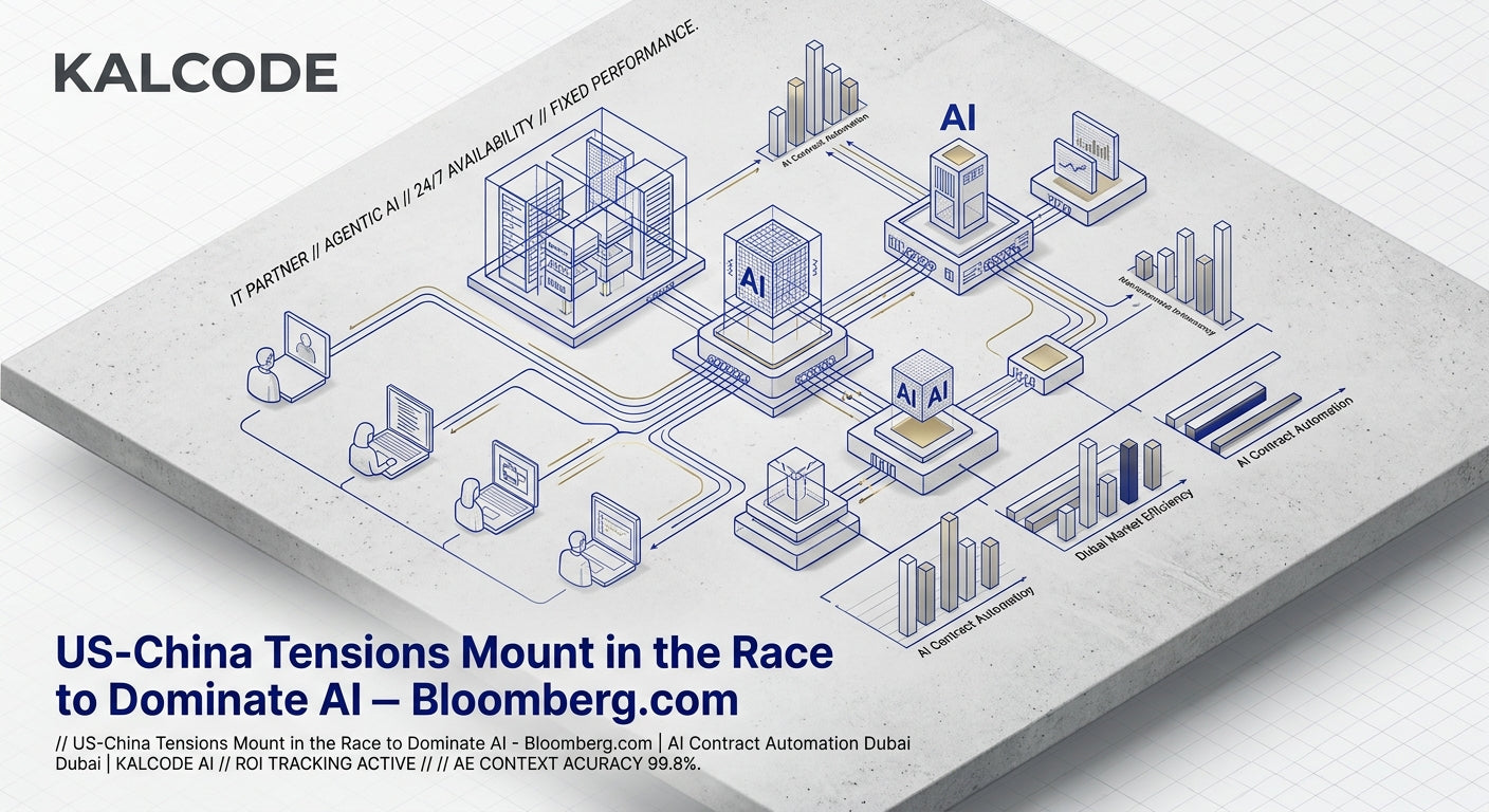 US-China Tensions Mount in the Race to Dominate AI - Bloomberg.com | AI Contract Automation Automation Dubai | KALCODE AI