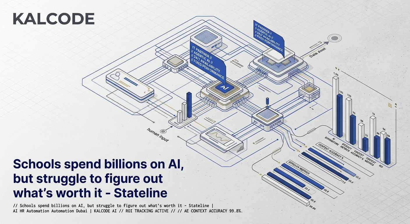 Schools spend billions on AI, but struggle to figure out what’s worth it - Stateline | AI HR Automation Automation Dubai | KALCODE AI