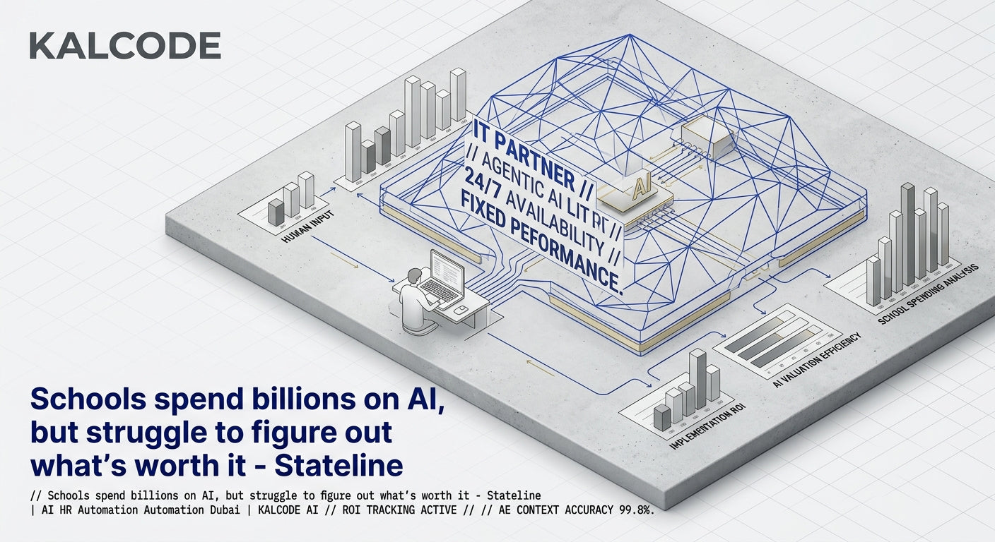 Schools spend billions on AI, but struggle to figure out what’s worth it - Stateline | AI HR Automation Automation Dubai | KALCODE AI