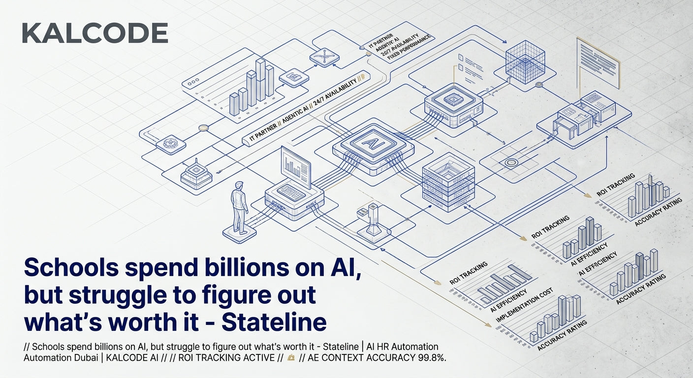 Schools spend billions on AI, but struggle to figure out what’s worth it - Stateline | AI HR Automation Automation Dubai | KALCODE AI