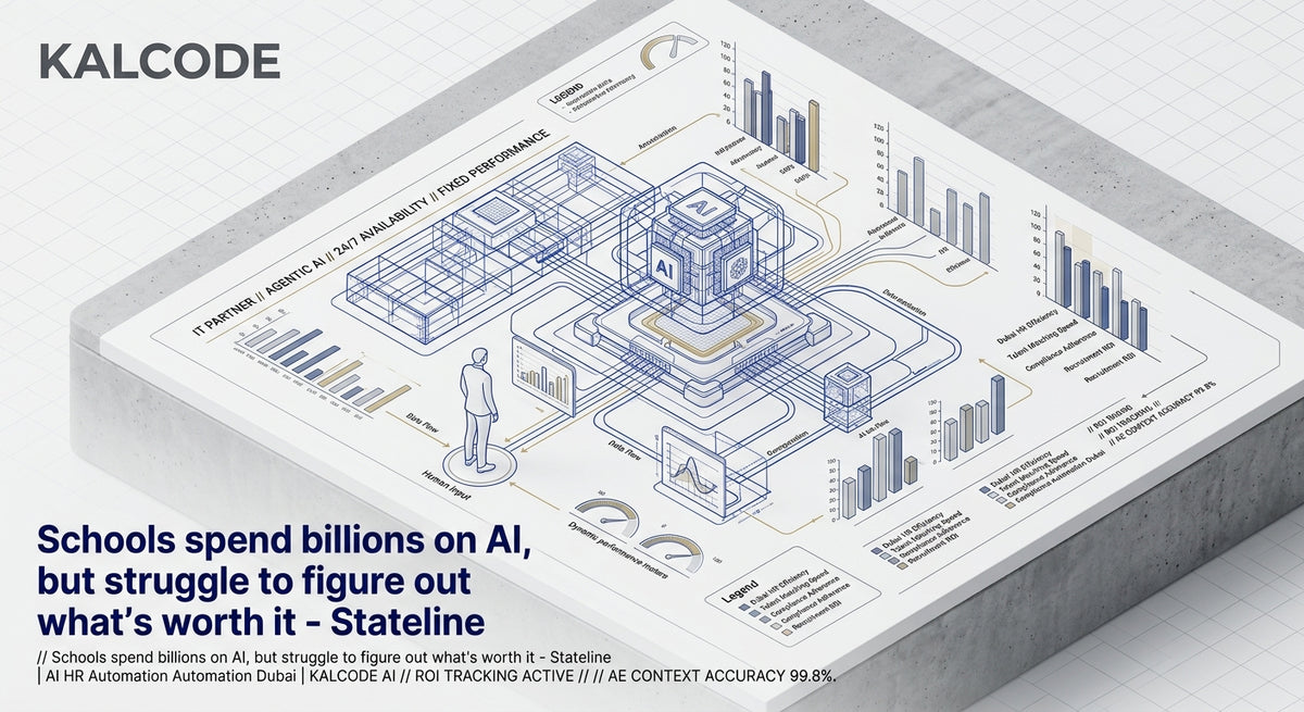 Schools spend billions on AI, but struggle to figure out what’s worth it - Stateline | AI HR Automation Automation Dubai | KALCODE AI