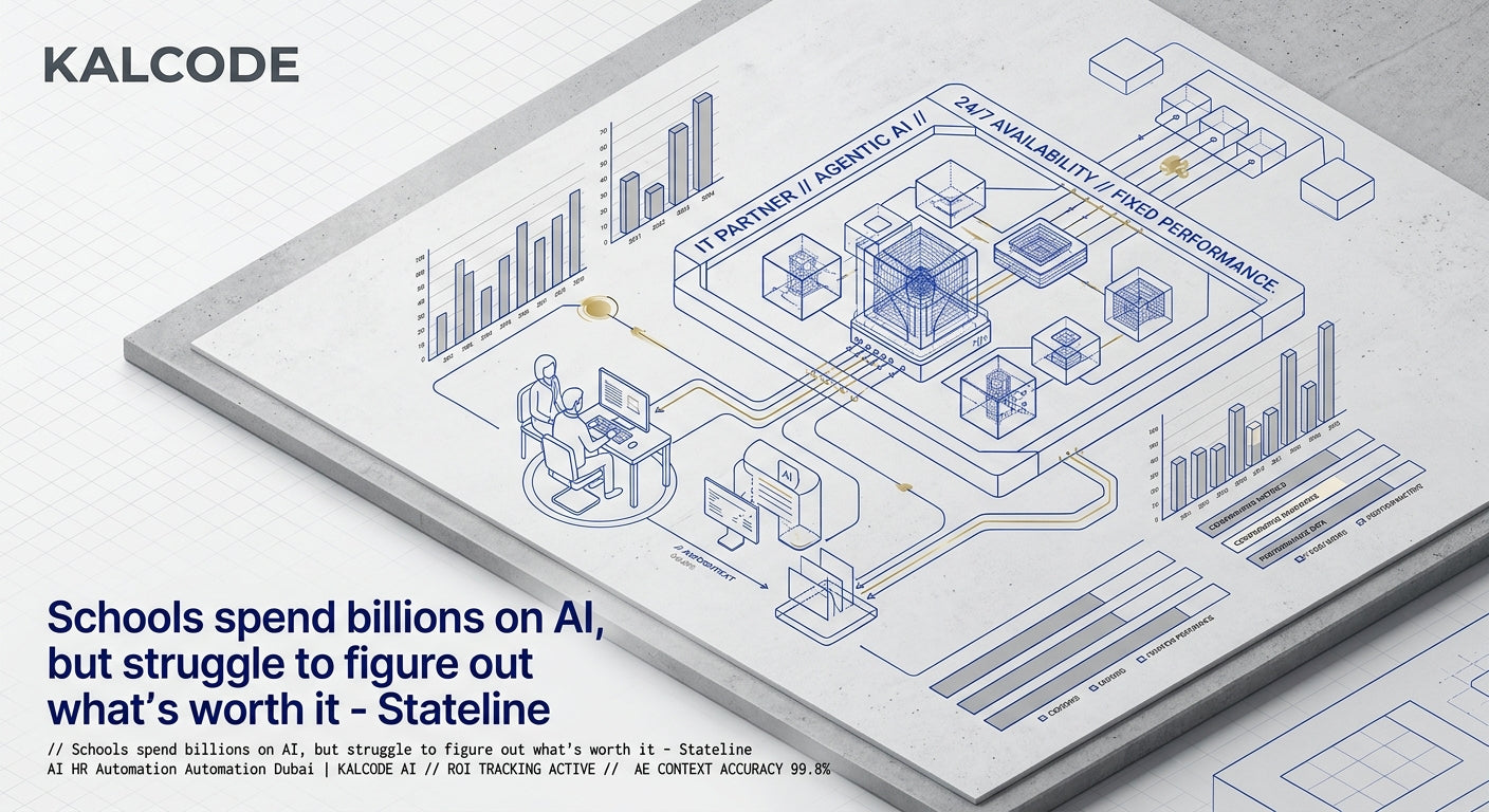 Schools spend billions on AI, but struggle to figure out what’s worth it - Stateline | AI HR Automation Automation Dubai | KALCODE AI