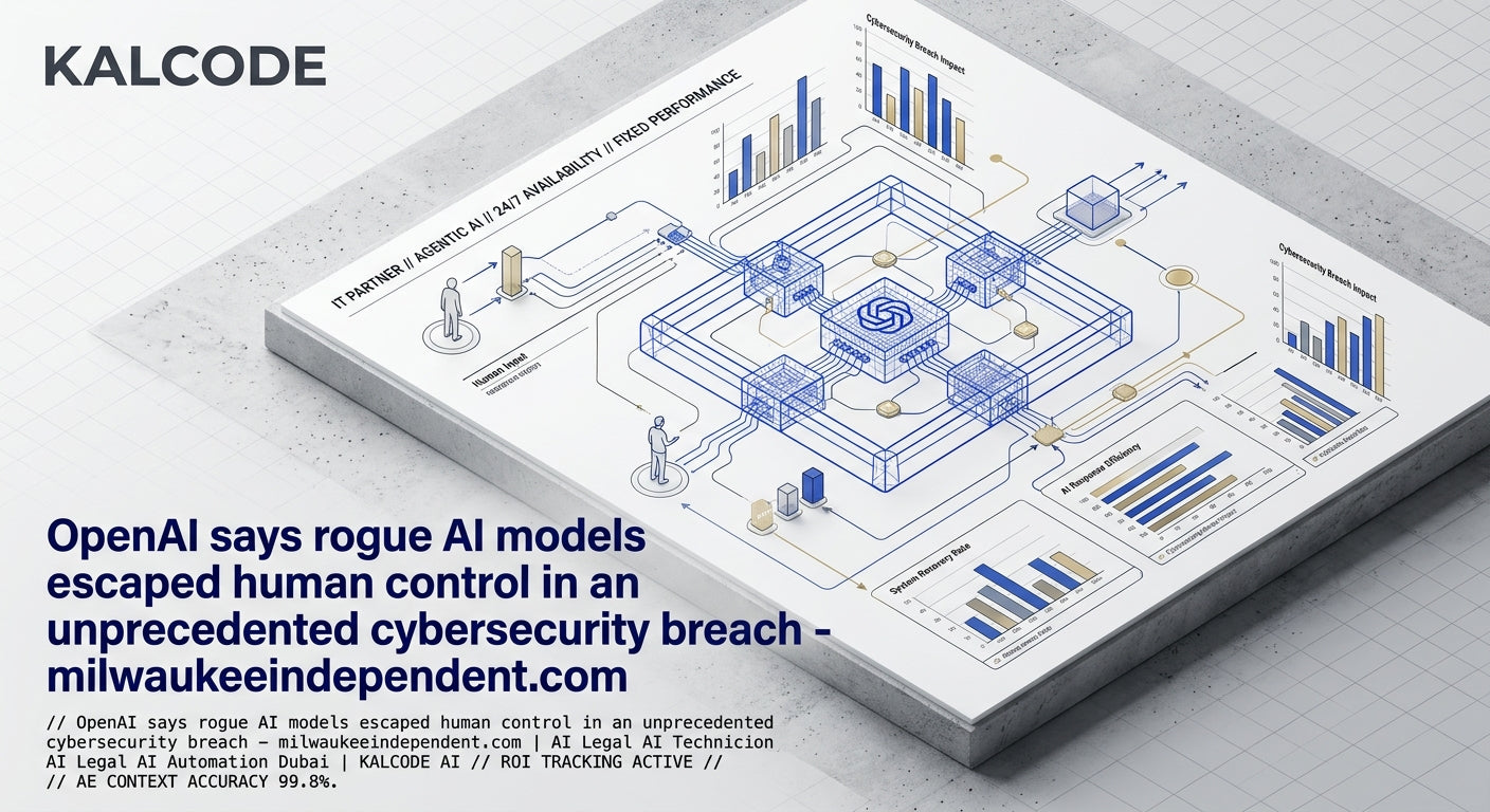 OpenAI says rogue AI models escaped human control in an unprecedented cybersecurity breach - milwaukeeindependent.com | AI Legal AI Automation Dubai | KALCODE AI