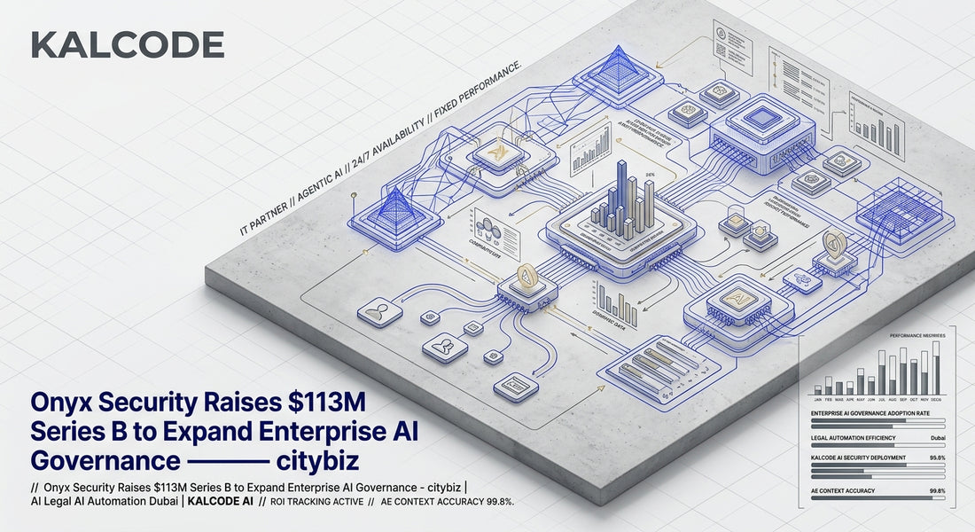 Onyx Security Raises $113M Series B to Expand Enterprise AI Governance - citybiz | AI Legal AI Automation Dubai | KALCODE AI