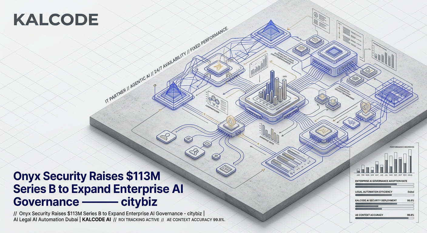 Onyx Security Raises $113M Series B to Expand Enterprise AI Governance - citybiz | AI Legal AI Automation Dubai | KALCODE AI