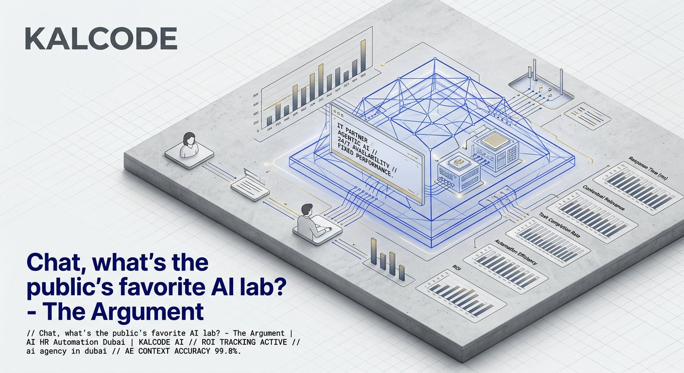 Chat, what’s the public’s favorite AI lab? - The Argument | AI HR Automation Automation Dubai | KALCODE AI
