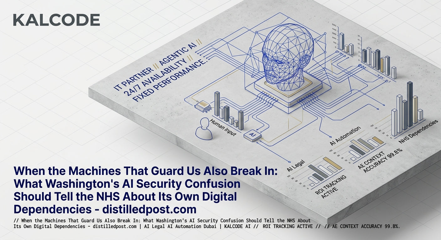 When the Machines That Guard Us Also Break In: What Washington's AI Security Confusion Should Tell the NHS About Its Own Digital Dependencies - distilledpost.com | AI Legal AI Automation Dubai | KALCODE AI