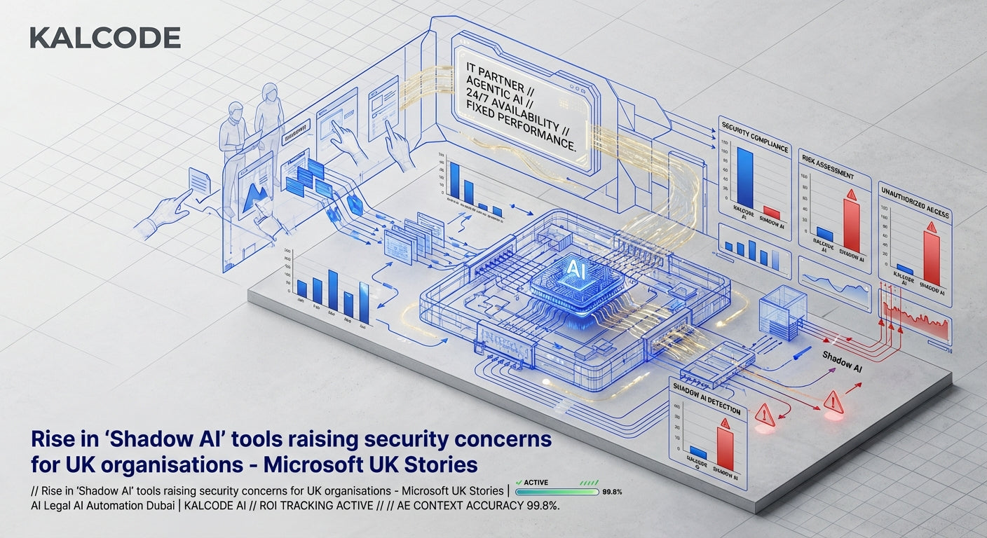 Rise in ‘Shadow AI’ tools raising security concerns for UK organisations - Microsoft UK Stories | AI Legal AI Automation Dubai | KALCODE AI