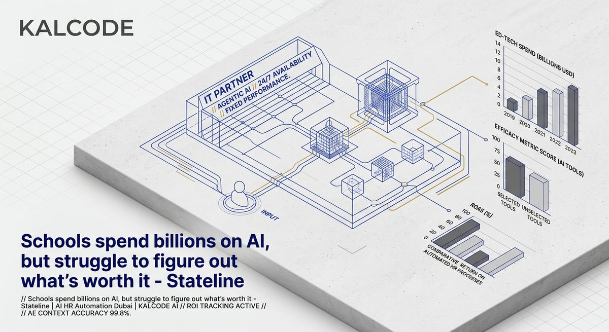 Schools spend billions on AI, but struggle to figure out what’s worth it - Stateline | AI HR Automation Automation Dubai | KALCODE AI