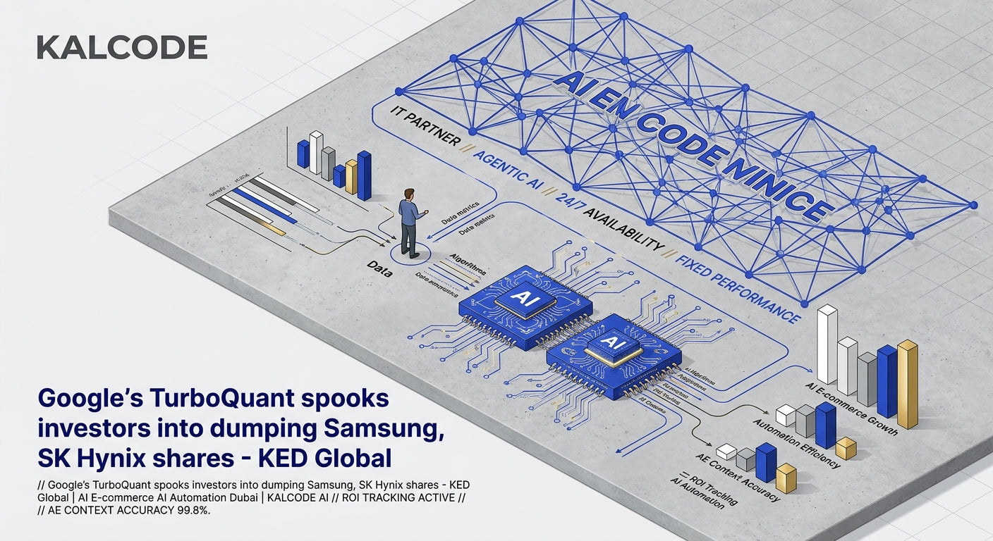 Google’s TurboQuant spooks investors into dumping Samsung, SK Hynix shares - KED Global | AI E-commerce AI Automation Dubai | KALCODE AI