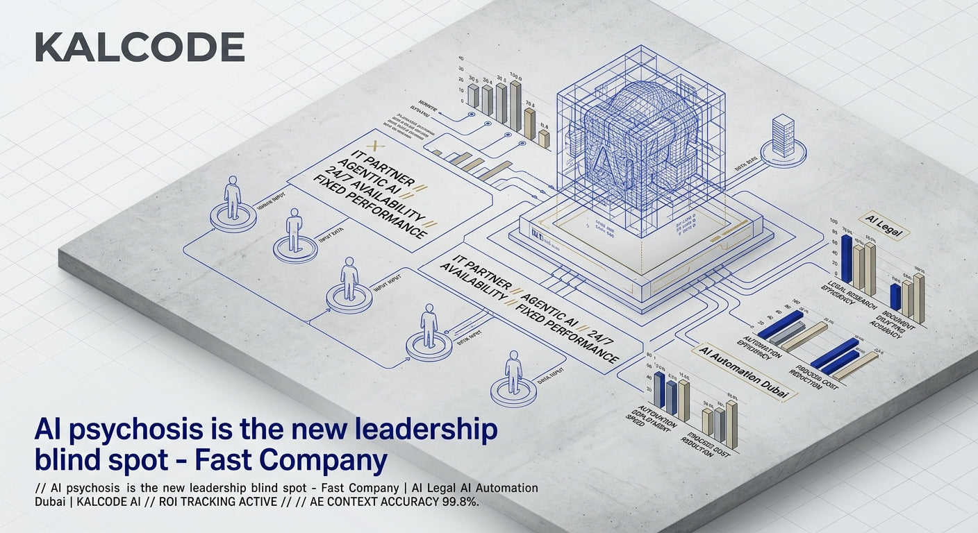 AI psychosis is the new leadership blind spot - Fast Company | AI Legal AI Automation Dubai | KALCODE AI