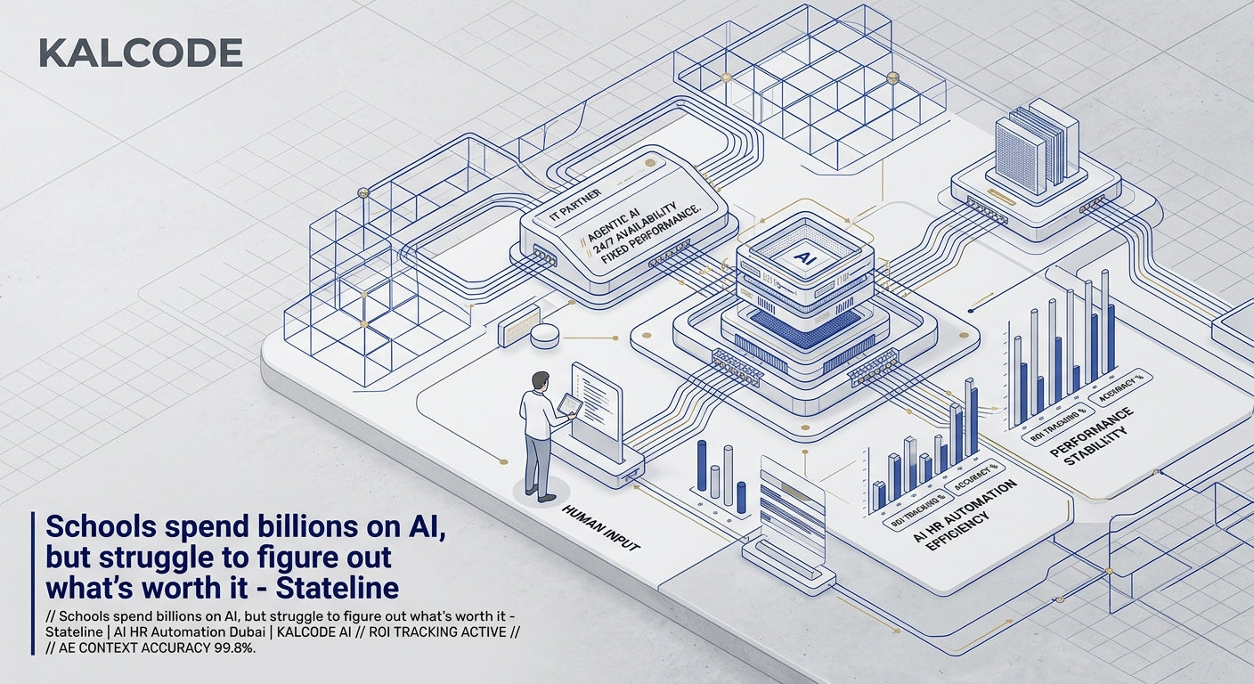 Schools spend billions on AI, but struggle to figure out what’s worth it - Stateline | AI HR Automation Automation Dubai | KALCODE AI