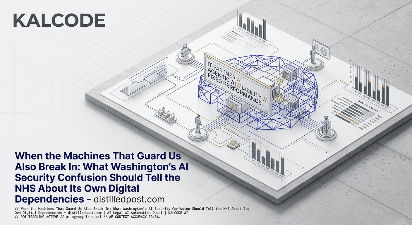 When the Machines That Guard Us Also Break In: What Washington's AI Security Confusion Should Tell the NHS About Its Own Digital Dependencies - distilledpost.com | AI Legal AI Automation Dubai | KALCODE AI