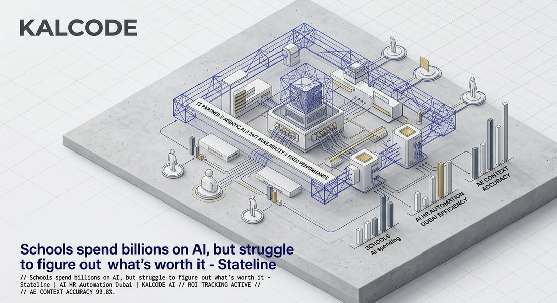 Schools spend billions on AI, but struggle to figure out what’s worth it - Stateline | AI HR Automation Automation Dubai | KALCODE AI
