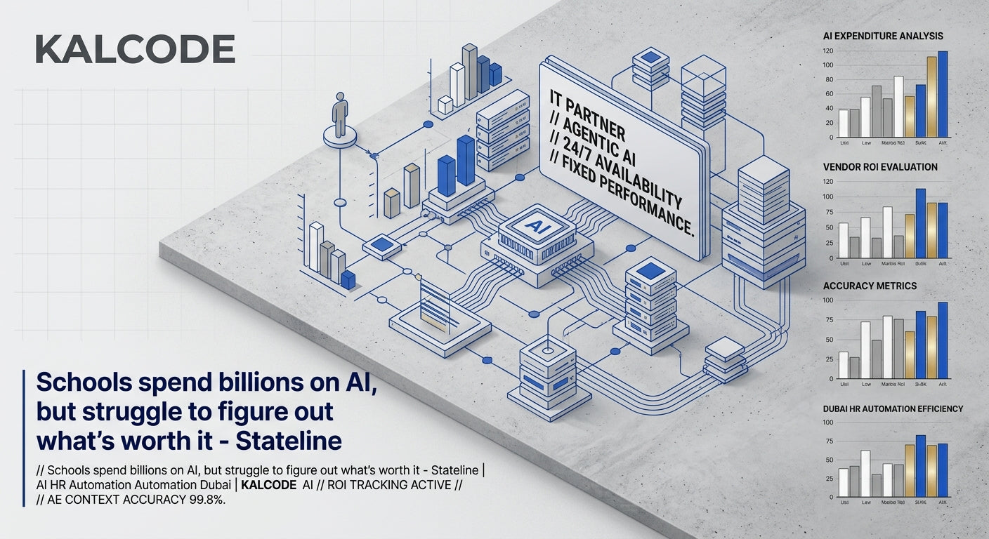 Schools spend billions on AI, but struggle to figure out what’s worth it - Stateline | AI HR Automation Automation Dubai | KALCODE AI