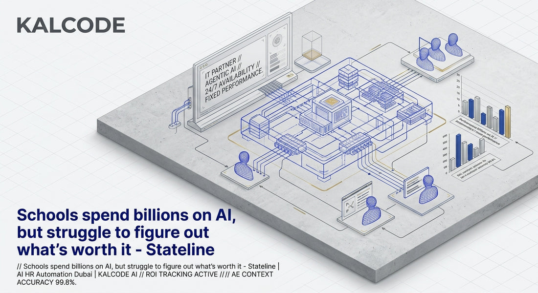 Schools spend billions on AI, but struggle to figure out what’s worth it - Stateline | AI HR Automation Automation Dubai | KALCODE AI