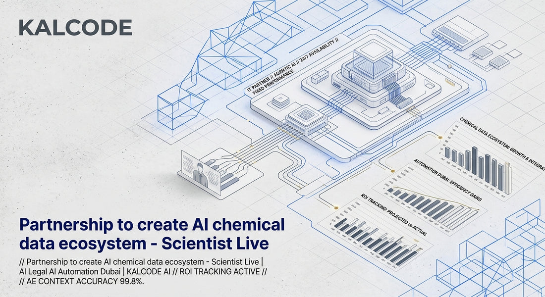 Partnership to create AI chemical data ecosystem - Scientist Live | AI Legal AI Automation Dubai | KALCODE AI