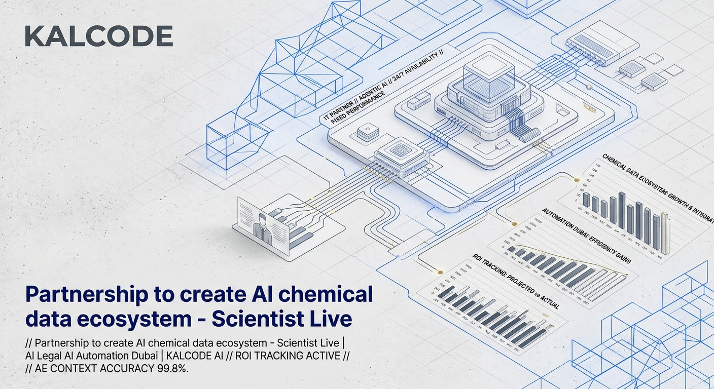 Partnership to create AI chemical data ecosystem - Scientist Live | AI Legal AI Automation Dubai | KALCODE AI
