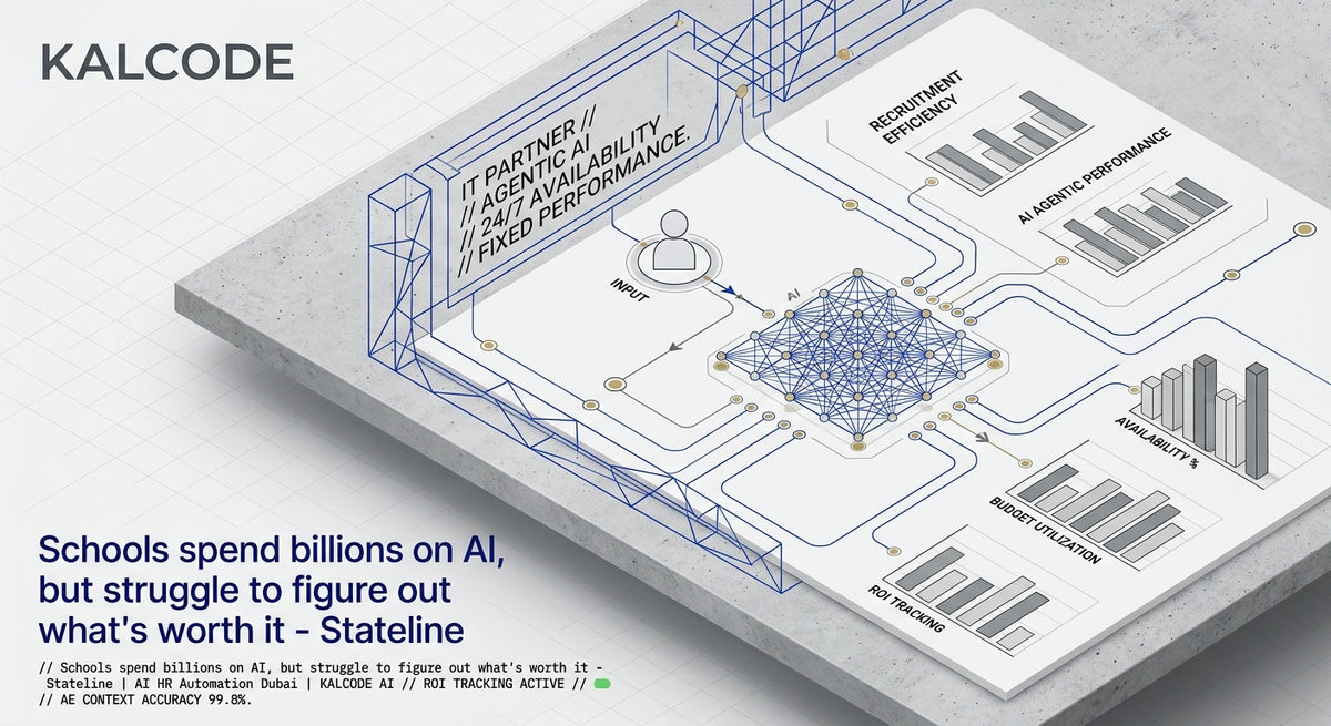 Schools spend billions on AI, but struggle to figure out what’s worth it - Stateline | AI HR Automation Automation Dubai | KALCODE AI