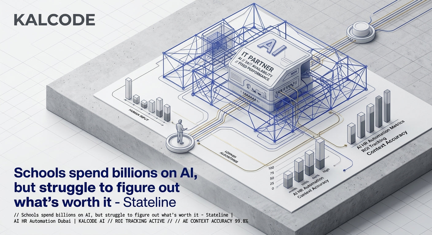 Schools spend billions on AI, but struggle to figure out what’s worth it - Stateline | AI HR Automation Automation Dubai | KALCODE AI