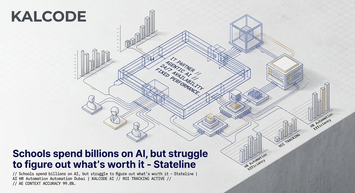 Schools spend billions on AI, but struggle to figure out what’s worth it - Stateline | AI HR Automation Automation Dubai | KALCODE AI