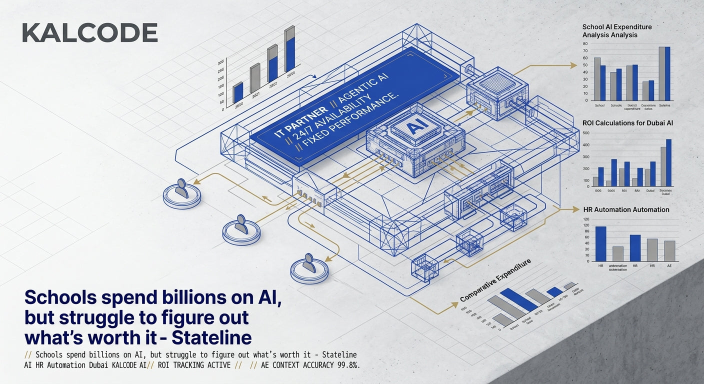 Schools spend billions on AI, but struggle to figure out what’s worth it - Stateline | AI HR Automation Automation Dubai | KALCODE AI