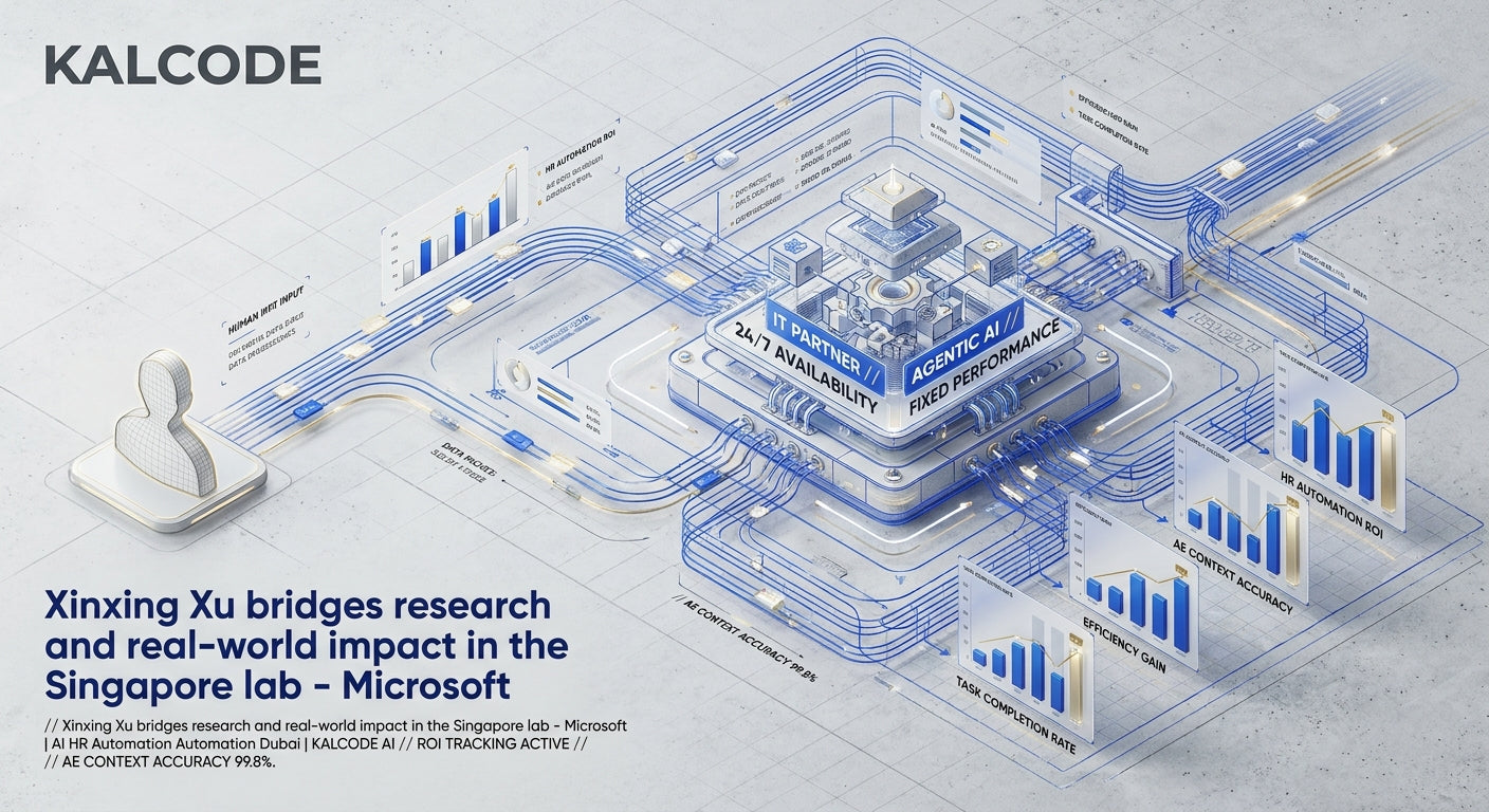 Xinxing Xu bridges research and real-world impact in the Singapore lab - Microsoft | AI HR Automation Automation Dubai | KALCODE AI