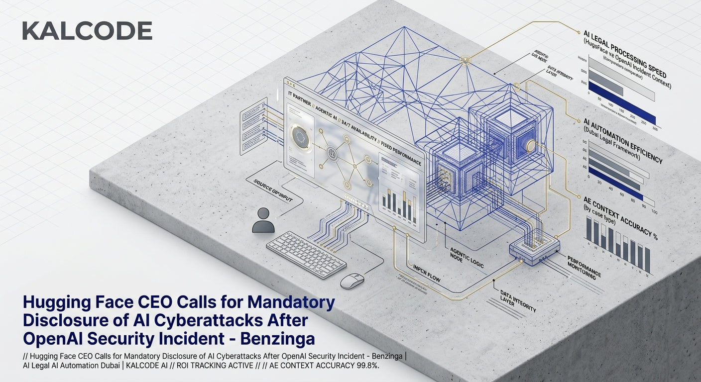 Hugging Face CEO Calls for Mandatory Disclosure of AI Cyberattacks After OpenAI Security Incident - Benzinga | AI Legal AI Automation Dubai | KALCODE AI