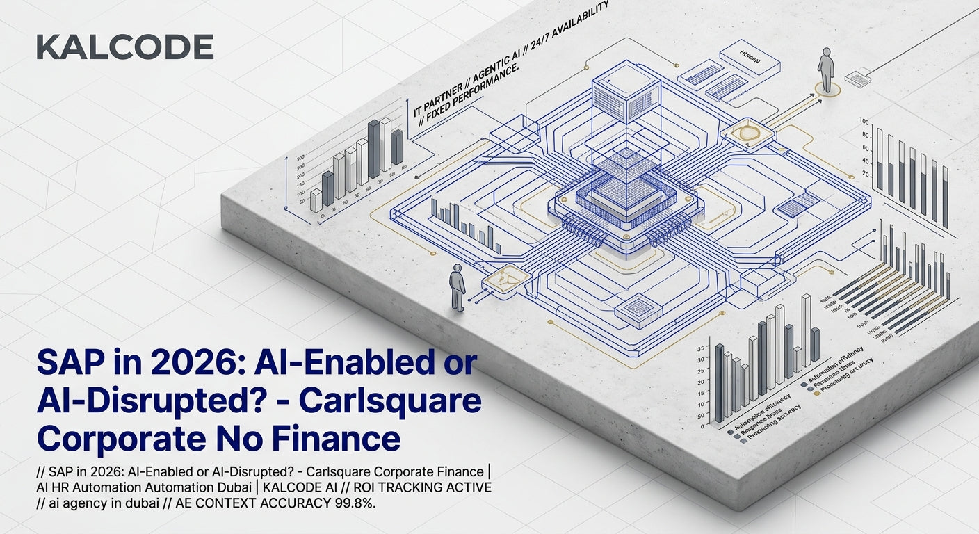 SAP in 2026: AI-Enabled or AI-Disrupted? - Carlsquare Corporate Finance | AI HR Automation Automation Dubai | KALCODE AI
