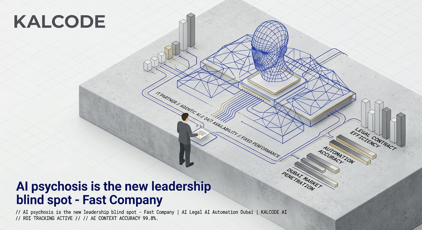 AI psychosis is the new leadership blind spot - Fast Company | AI Legal AI Automation Dubai | KALCODE AI