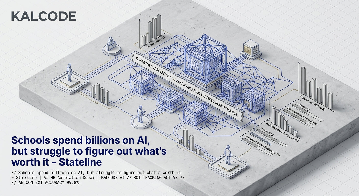 Schools spend billions on AI, but struggle to figure out what’s worth it - Stateline | AI HR Automation Automation Dubai | KALCODE AI