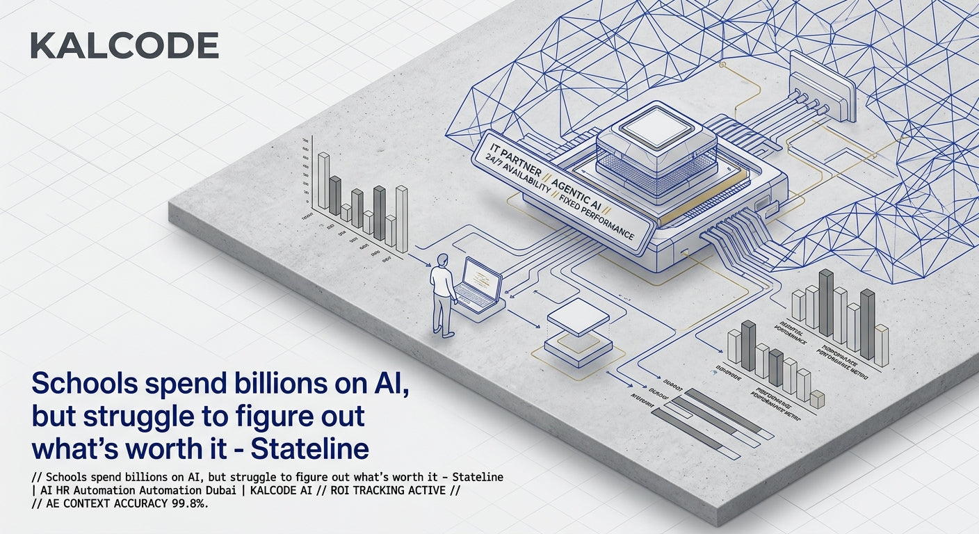 Schools spend billions on AI, but struggle to figure out what’s worth it - Stateline | AI HR Automation Automation Dubai | KALCODE AI