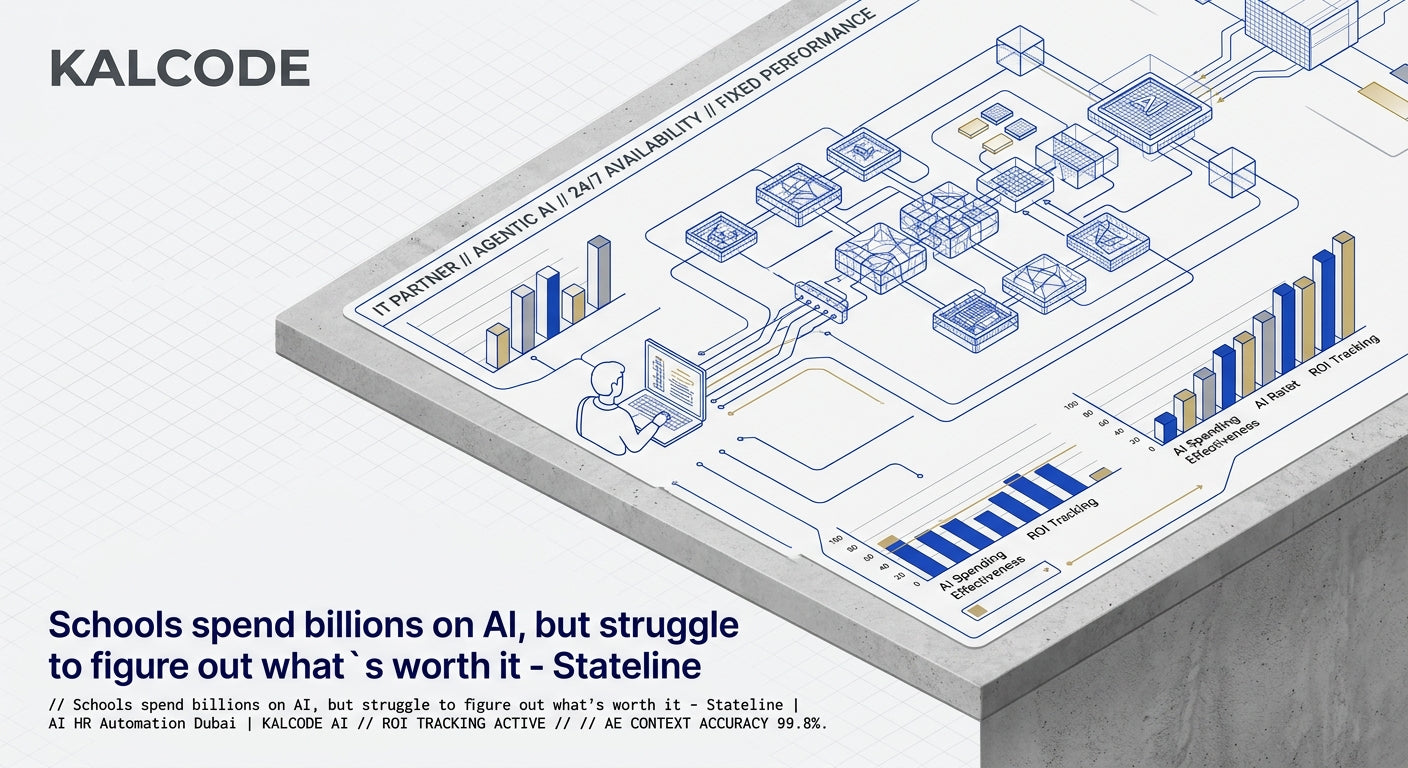 Schools spend billions on AI, but struggle to figure out what’s worth it - Stateline | AI HR Automation Automation Dubai | KALCODE AI