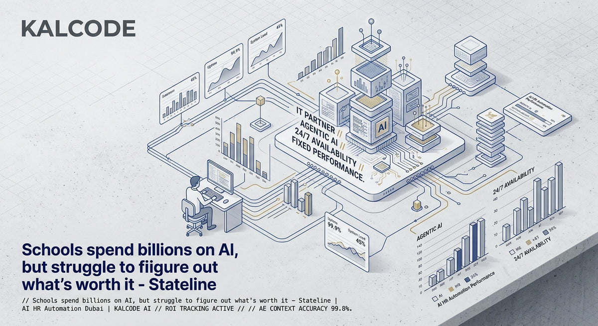 Schools spend billions on AI, but struggle to figure out what’s worth it - Stateline | AI HR Automation Automation Dubai | KALCODE AI