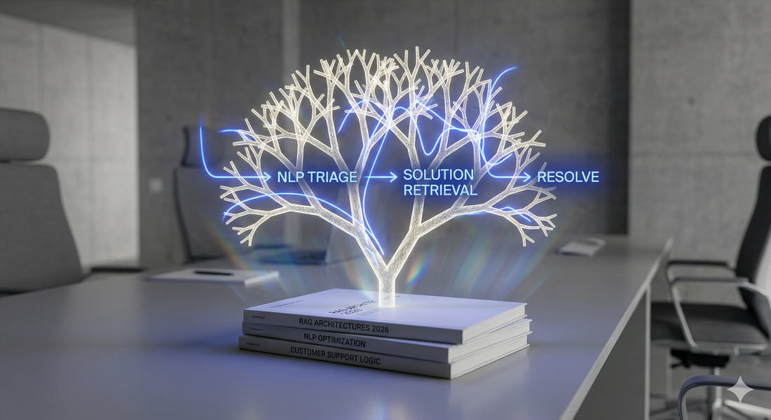 KALCODE Customer Service AI Agent demonstrating automated NLP troubleshooting and complex RAG-driven resolution from technical documentation