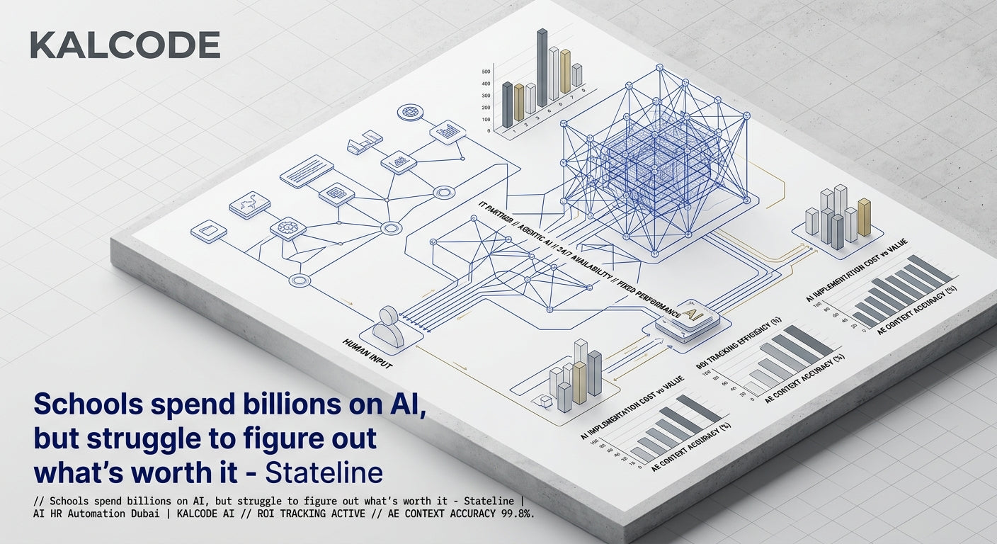 Schools spend billions on AI, but struggle to figure out what’s worth it - Stateline | AI HR Automation Automation Dubai | KALCODE AI
