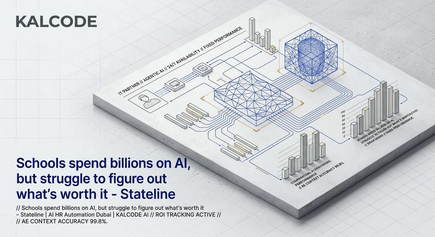 Schools spend billions on AI, but struggle to figure out what’s worth it - Stateline | AI HR Automation Automation Dubai | KALCODE AI