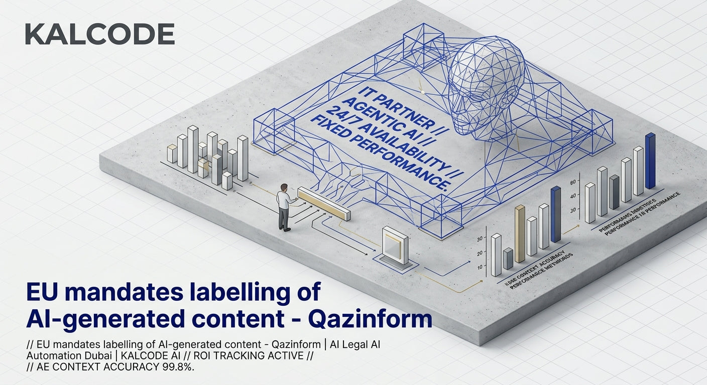 EU mandates labelling of AI-generated content - Qazinform | AI Legal AI Automation Dubai | KALCODE AI