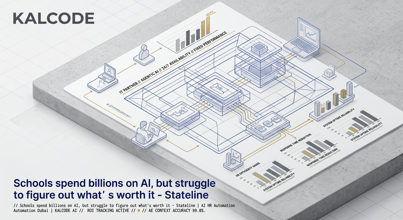 Schools spend billions on AI, but struggle to figure out what’s worth it - Stateline | AI HR Automation Automation Dubai | KALCODE AI