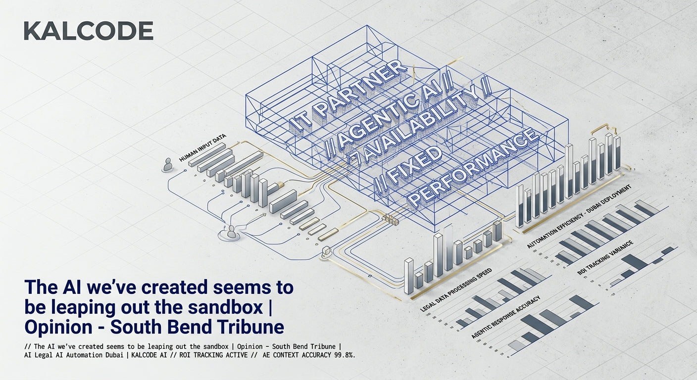 The AI we've created seems to be leaping out the sandbox | Opinion - South Bend Tribune | AI Legal AI Automation Dubai | KALCODE AI