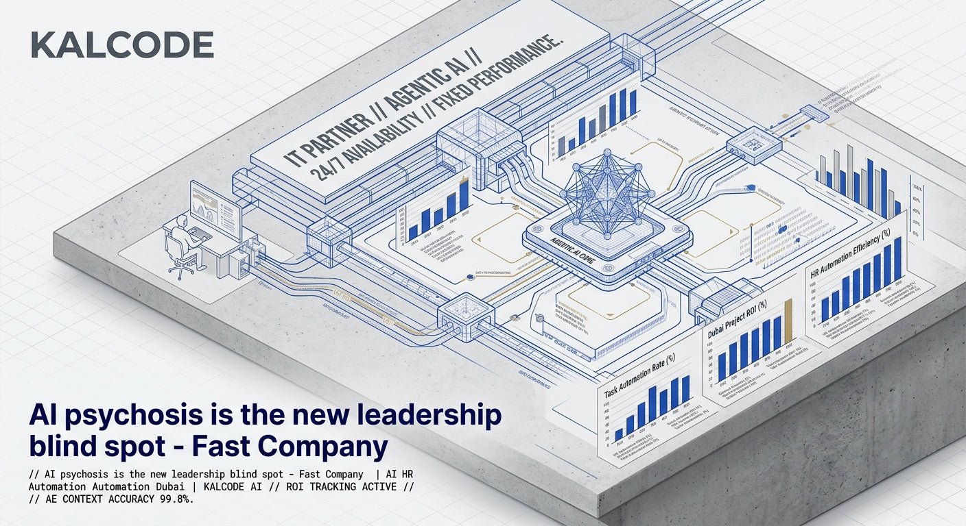 AI psychosis is the new leadership blind spot - Fast Company | AI HR Automation Automation Dubai | KALCODE AI