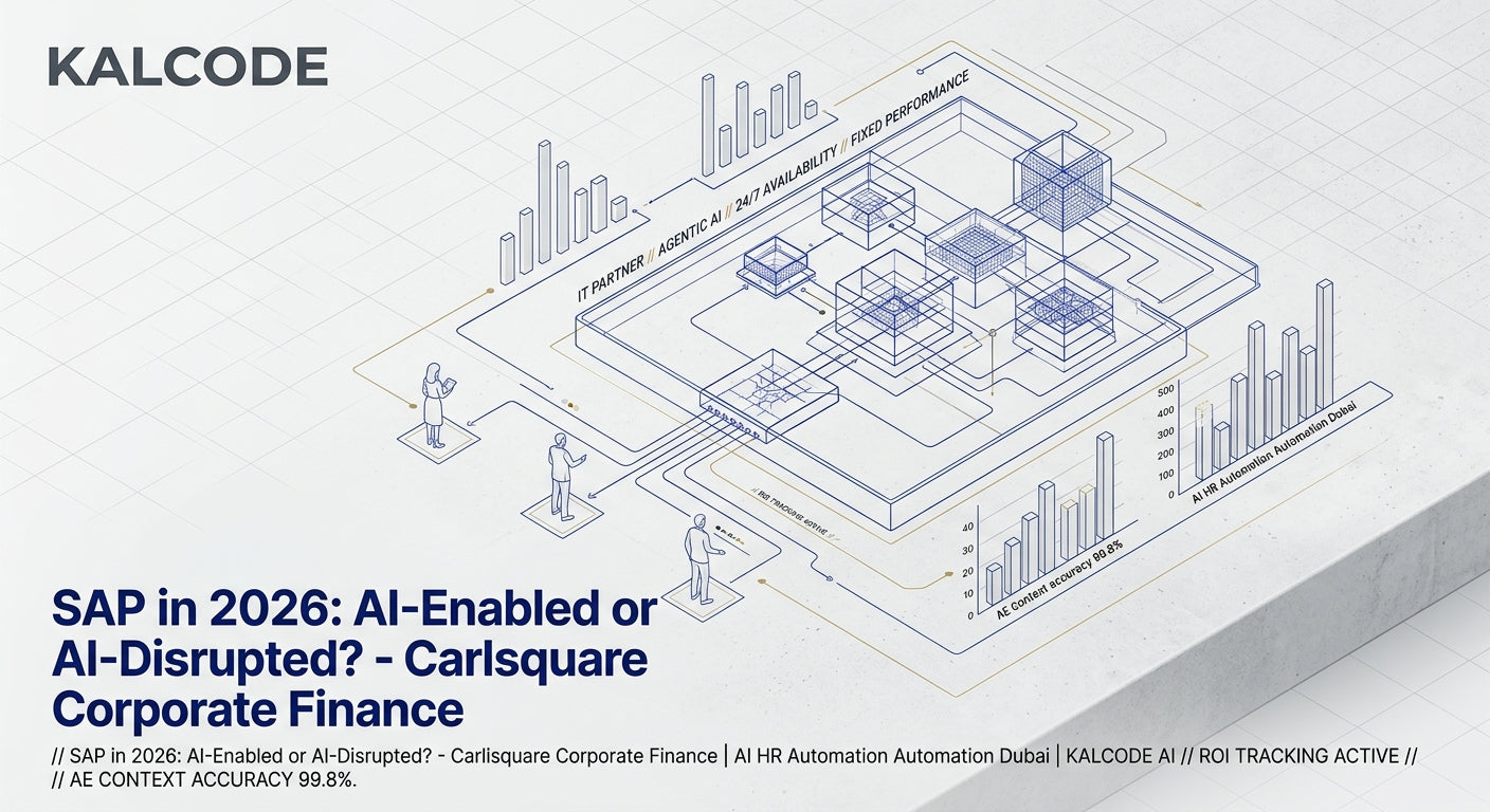 SAP in 2026: AI-Enabled or AI-Disrupted? - Carlsquare Corporate Finance | AI HR Automation Automation Dubai | KALCODE AI
