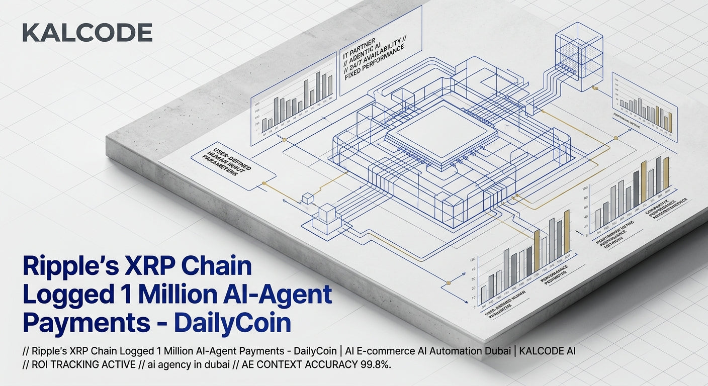 Ripple’s XRP Chain Logged 1 Million AI-Agent Payments - DailyCoin | AI E-commerce AI Automation Dubai | KALCODE AI