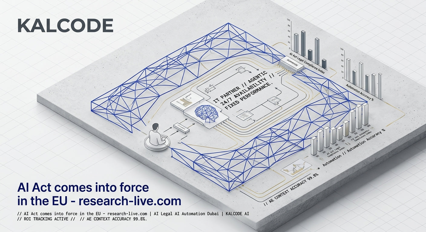 AI Act comes into force in the EU - research-live.com | AI Legal AI Automation Dubai | KALCODE AI