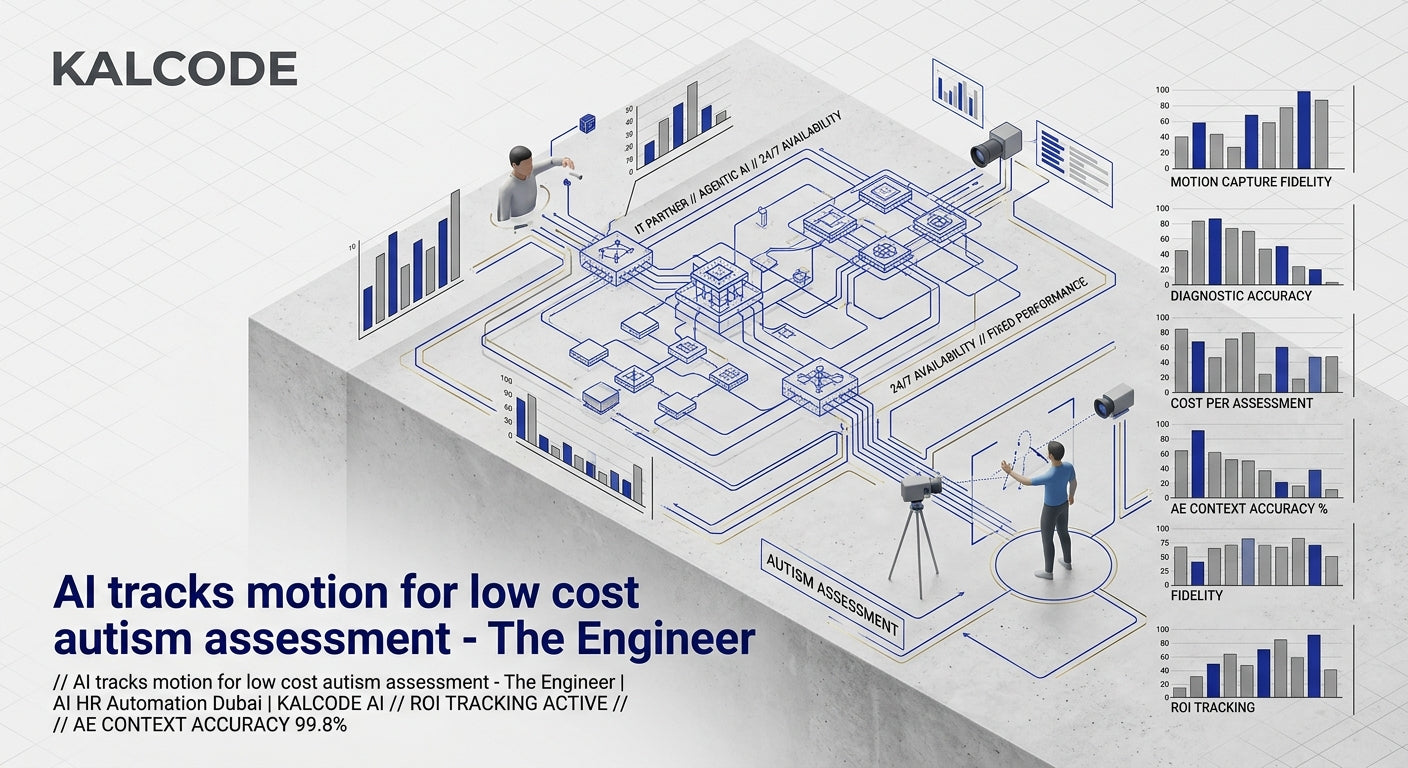 AI tracks motion for low cost autism assessment - The Engineer | AI HR Automation Automation Dubai | KALCODE AI