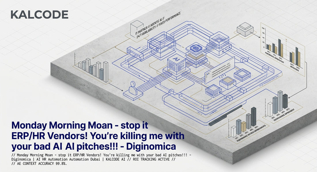 Monday Morning Moan - stop it ERP/HR Vendors! You’re killing me with your bad AI pitches!!! - Diginomica | AI HR Automation Automation Dubai | KALCODE AI