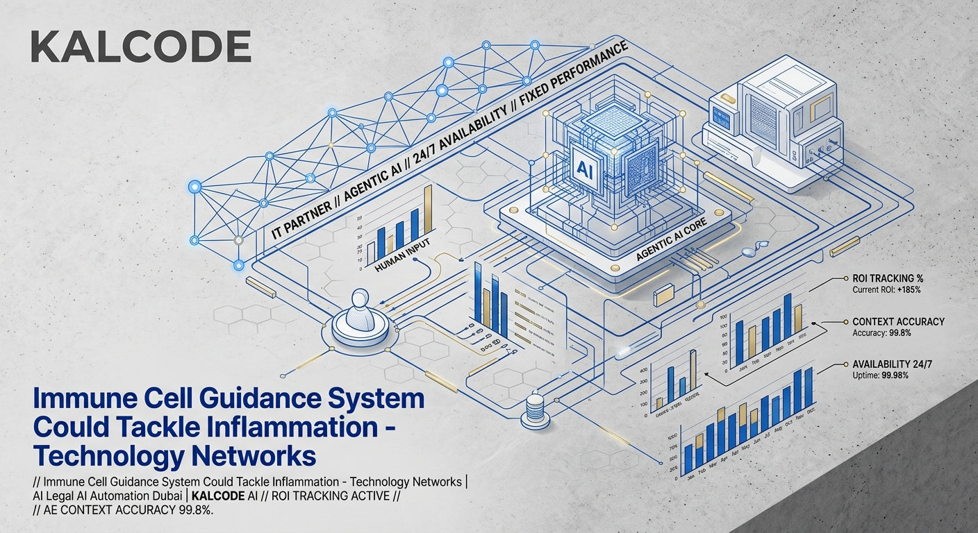 Immune Cell Guidance System Could Tackle Inflammation - Technology Networks | AI Legal AI Automation Dubai | KALCODE AI