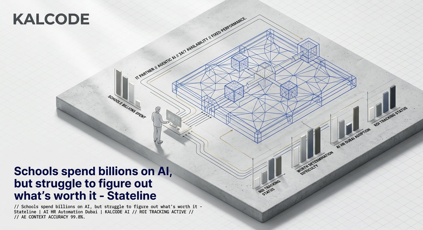 Schools spend billions on AI, but struggle to figure out what’s worth it - Stateline | AI HR Automation Automation Dubai | KALCODE AI