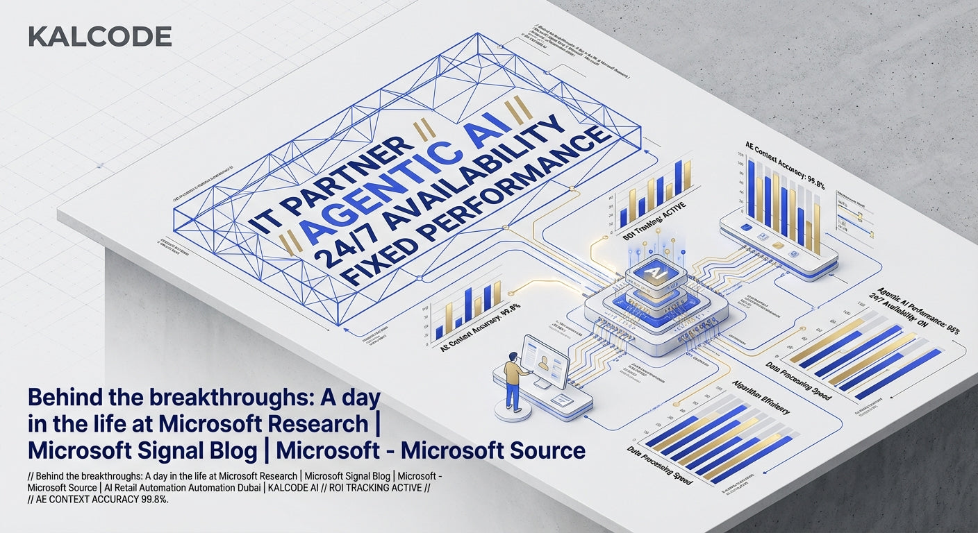 Behind the breakthroughs: A day in the life at Microsoft Research | Microsoft Signal Blog | Microsoft - Microsoft Source | AI Retail Automation Automation Dubai | KALCODE AI
