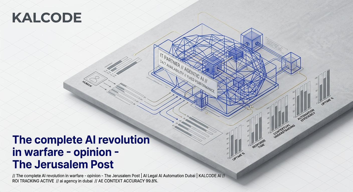 The complete AI revolution in warfare - opinion - The Jerusalem Post | AI Legal AI Automation Dubai | KALCODE AI